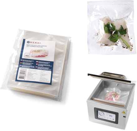 Hendi - Sous-vide Bakzakken - 300x400mm - 100 stuks - Duurzame Materialen