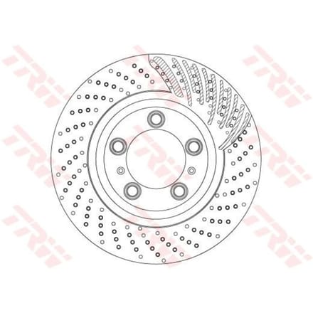 Remschijf TRW DF6721S