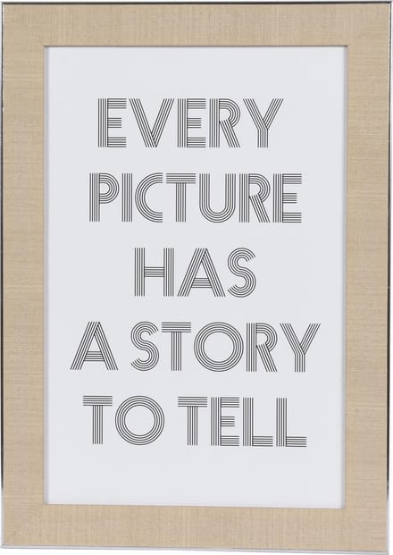 Fotolijst - Henzo - Silverline - Fotomaat 20x30 cm - Beige