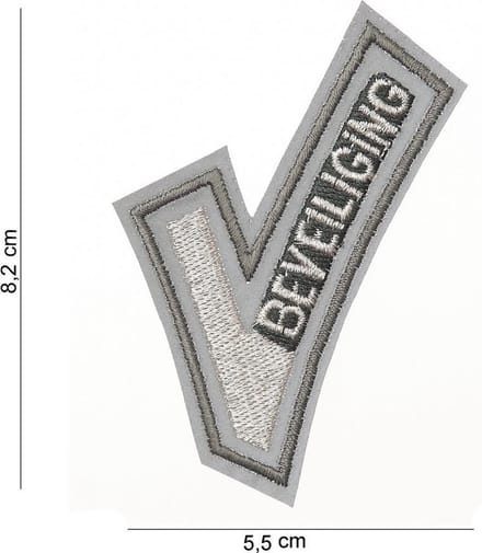 Embleem beveiliging stof reflecterend