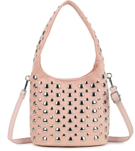 Giuliano kunstlederen suede schoudertas Eloura - Dames - Roze