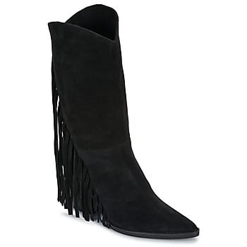 Laarzen met hakken Exé Shoes 515-ORLANDO-SUEDE-BLACK