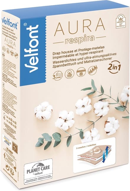 3 laags matrasbeschermer waterdicht en geruisloos 100 x 200