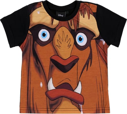 Zwarte T-shirt Beauty and the Beast Disney