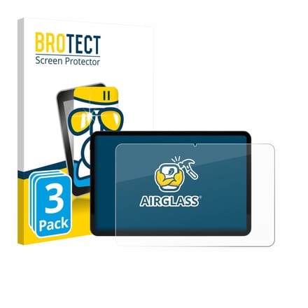 Screenprotector 3 Stuks voor Volla Tablet 12.3" Beschermglas transparant