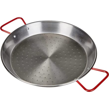 Stalen paella schaal Lacor 30 cm