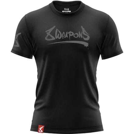8 WEAPONS Muay Thai T-Shirt Unlimited Zwart Zwart - M