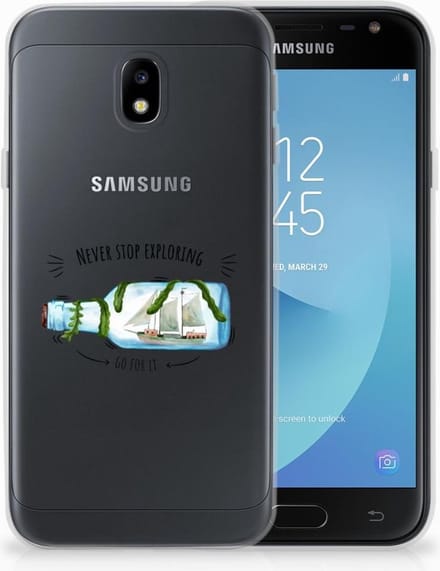 Samsung Galaxy J3 2017 Telefoonhoesje met Naam Boho Bottle