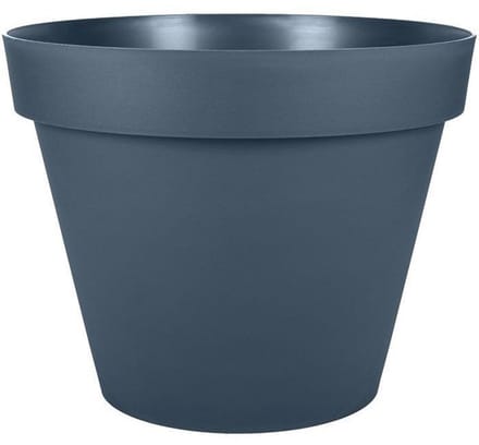 EDA – Toscane – Bloempot rond – Bleu jean – 48 cm