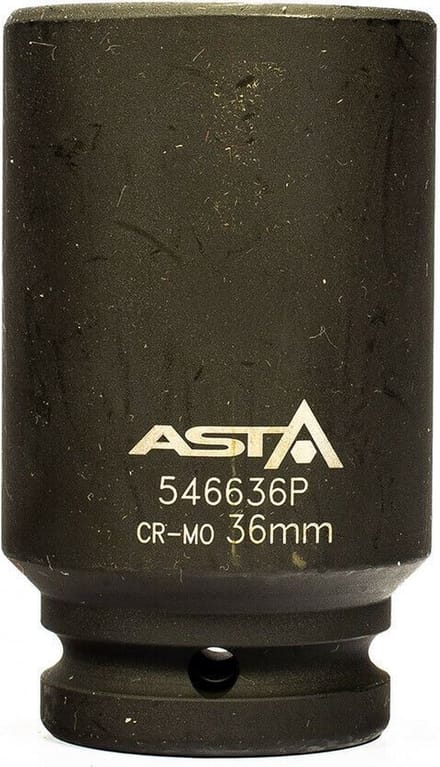 zeskant krachtdop 36 mm - 3/4 duims aansluiting - slagdop - impact dop - rateldop - dop - asta