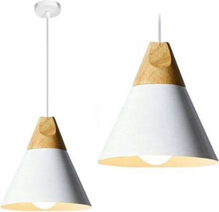 Toolight App061-1Cp Scandi C Hanglamp Wit 26X25X26Cm