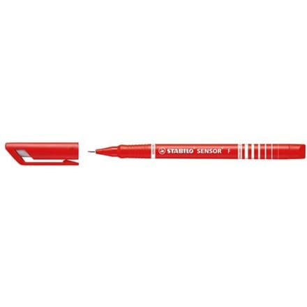 Fineliner STABILO Sensor 189/40 fijn rood