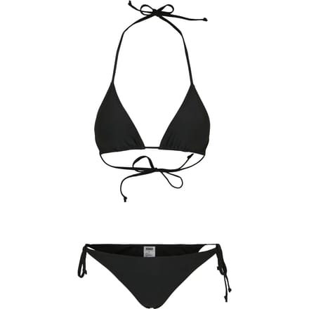 Urban Classics - Recycled Triangle Bikini set - M - Zwart