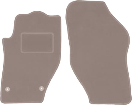 Beige voormatten voor: Peugeot 308 CC cabrio (2007-2013)