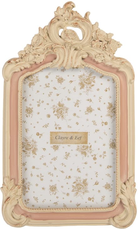 Clayre & Eef Fotolijst 13x18 cm Beige Kunststof