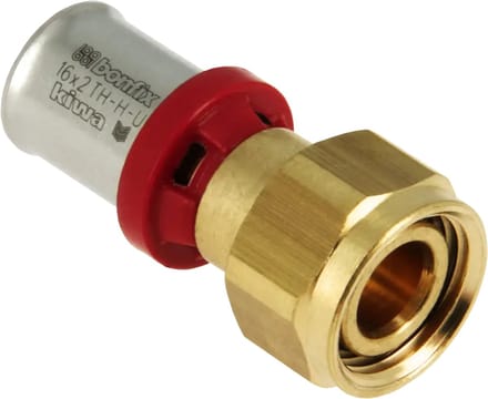 Bonfix Alu-pers 2delige koppeling 3/4″ euroconus x 16 1st.