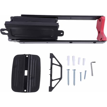 Support Vélo Rotatif à 360 Degrés en Acier Carbone Fixation Murale Rack de Rangement pour Vélo pour Garage black