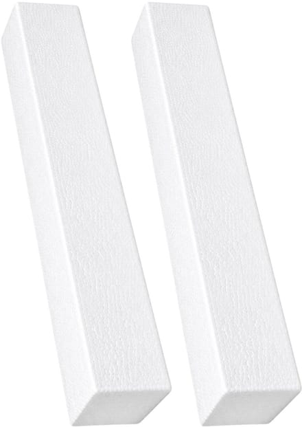 Piepschuim vormen - baksteen - 2x - 50 x 7,5 x 7,5 cm - styropor hobby / DIY vorm - basis knutselfiguren
