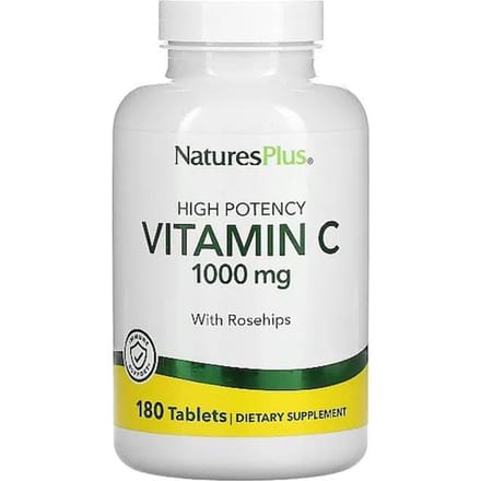 Nature's Plus Vitamine C, 1000 mg, 180 comprimés