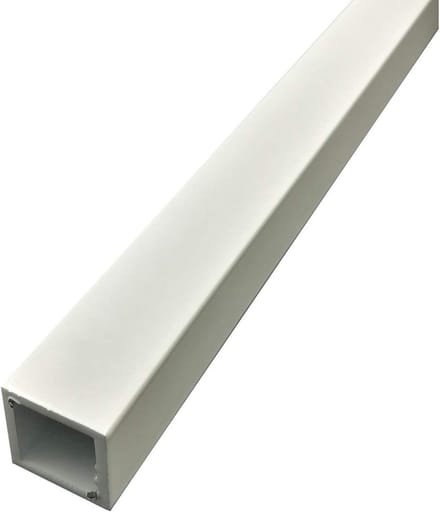 Aluminium vierkante buis - Aluminium profiel hol - Bouwconstructies maken - Poedercoating glanzend - 30x30x2mm 2000mm - Wit RAL 9016
