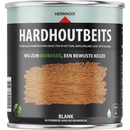 Hermadix Hardhout Beits - 0,75 liter - 461 Blank