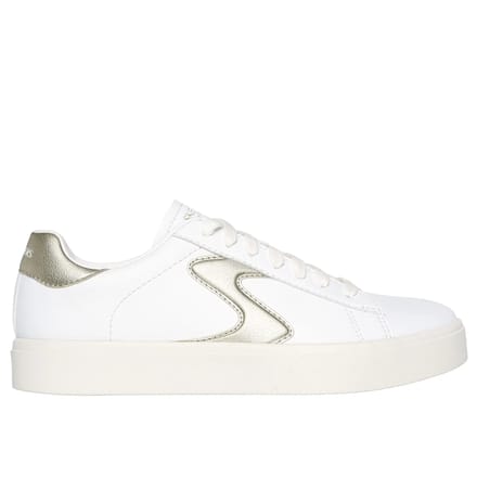Skechers Sneaker Eden Lx-Beaming Glory 185016/WTGD Wit Goud Machine Washable