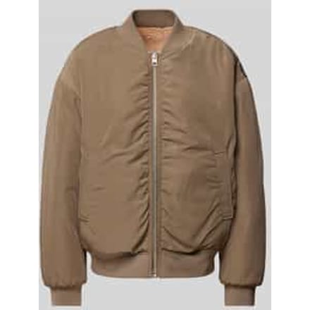 Regular fit blouson met opstaande kraag en steekzakken
