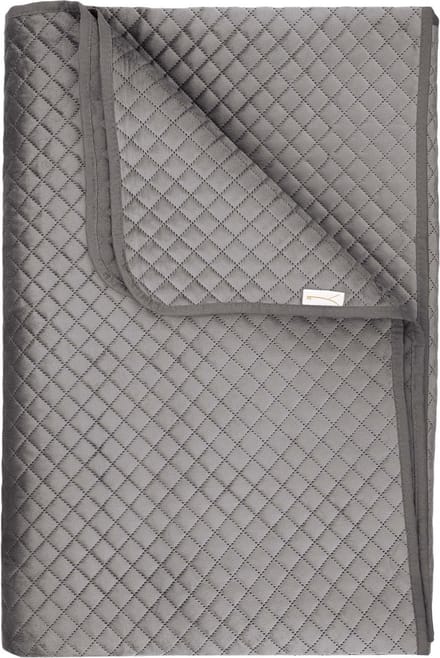 Yellow Classic-Anthracite Sprei Victoria 180x260 cm, gemaakt van 100% Polyester