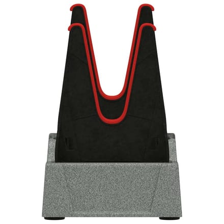 vidaXL Schietsteun Verstelbaar Grijs 46 x 14 x 19,5 cm Kunststof