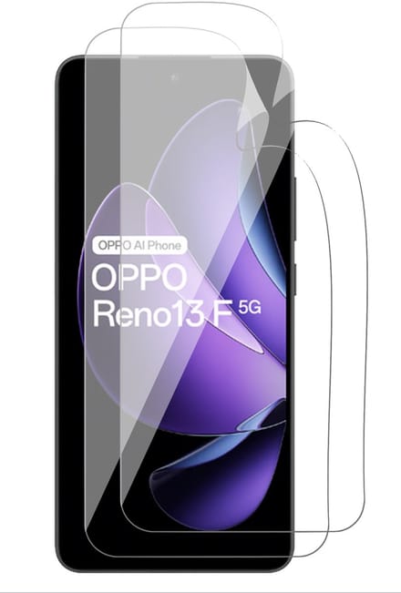 Screenprotector geschikt voor Oppo Reno 13 F / 13 FS (4G & 5G) - 2x FlexGuard Screen Protector