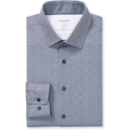 OLYMP Luxor 24/Seven Overhemd, Modern Fit, New Kent, Marineblauw