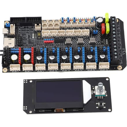 3D-printer Moederbord voor Spider V3.0 8 TMC Drivers 8 PWM Ventilatoren Uart SPI 3D-printer Onderdeel Set voor VORON 2.4 Switchwire 8 gray