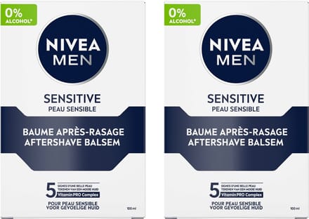 Nivea Men Sensitive Aftershave - 2 x 100 ml