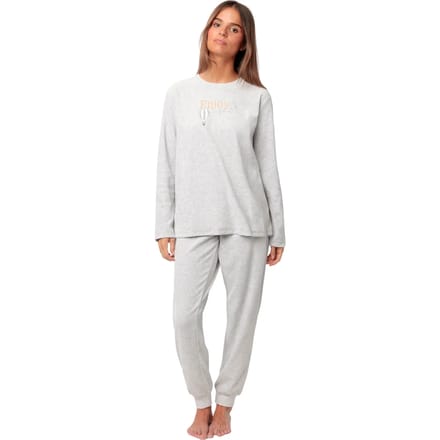 Setjes Admas Pyjama fluwelen broek top lange mouwen Enjoy Every Moment