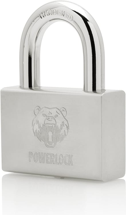 PowerLock PL-100 Hangslot – 73 mm – Uitneembare Beugel – Gehard Staal – 4 Sleutels