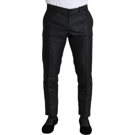 Slim Fit Textured Dress Pants