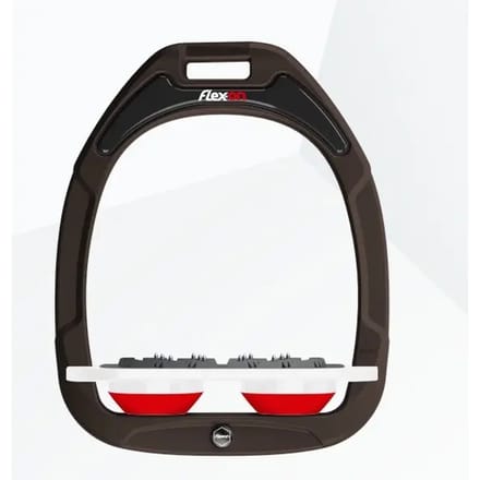 Ultra Grip Platte Insteekbeugels Bruin/Wit/Rood Flex-On Green Composite