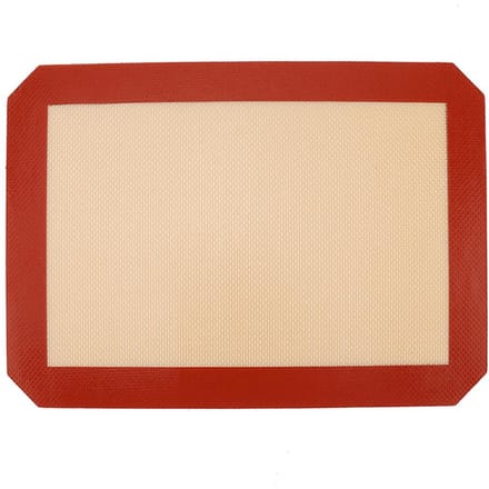 Antiaanbak Bakmat Hittebestendig Keuken Oven Wasbare Siliconen Mat 42 * 29.5cm beige