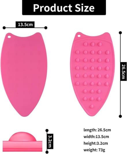 Siliconen strijkijzermat 2 stuks - Antislip, Hittebestendig en Compact - Ideaal voor Strijkplank en Tafel
