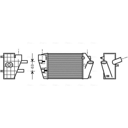 Intercooler AVA COOLING AIA4187