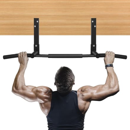 DnA® Pull Up Bar - Wasstrips - Pull Up Station - Donkerzwart - 43cm x 15cm x 11cm