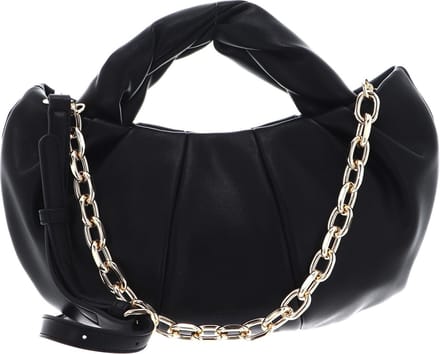 SEIDENFELT MANUFAKTUR Handtas Schoudertas Stranda Handbag Black / Gold Zwart
