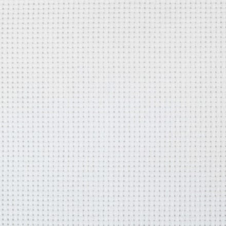 Aida borduurstof 14 count wit - coupon van 50 x 60 cm