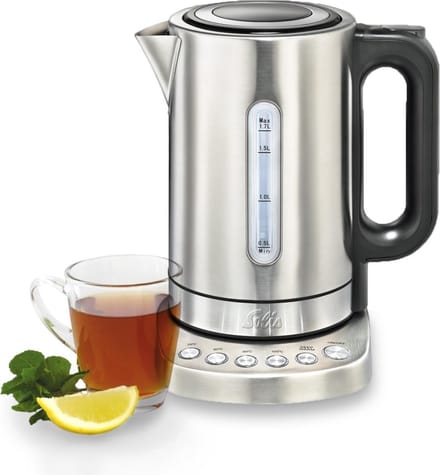 Solis Vario Temp Kettle 5516 Waterkoker met Temperatuurregeling - Zilver