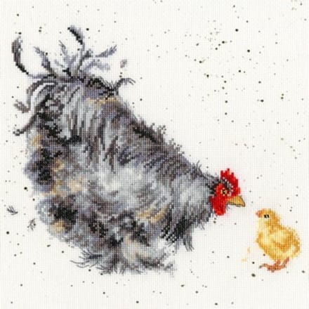Mother Hen Aida Borduurpakket Bothy Threads XHD50