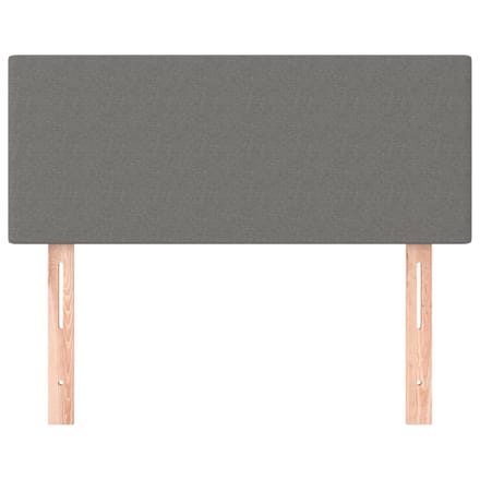 vidaXL - Hoofdbord - 100x5x78/88 - cm - stof - donkergrijs