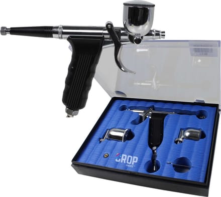 PRO-TEK 7330 Airbrush Verfspuitpistool 0,35mm (incl 2 bekertjes)