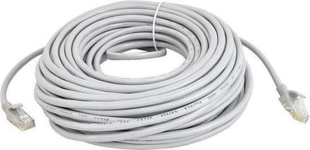 ValeDelucs Internetkabel 10 meter - CAT5 UTP Ethernet kabel RJ45 - Patchkabel LAN Cable Netwerkkabel - Grijs