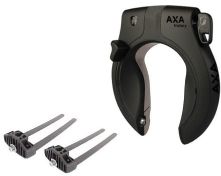 Axa Victory ART2 Ringslot Zwart + Bevestigingset