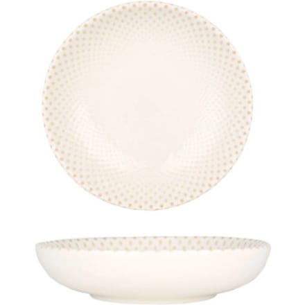 Rinart Serveerschaal - Punto - Porselein - 10 cm - set van 2